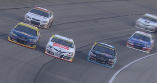 Promo image for Reese’s Sweet Move of the Race: Connor Mosack makes a daring pass for the lead at Chicagoland